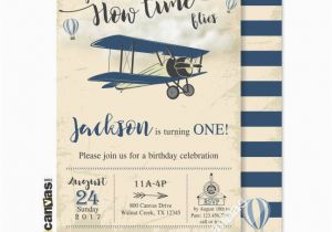 Airplane 1st Birthday Invitations Airplane Birthday Invitation Airplane Invitations