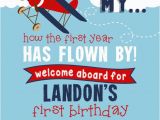 Airplane 1st Birthday Invitations Best 25 Boy Birthday Invitations Ideas On Pinterest 1st