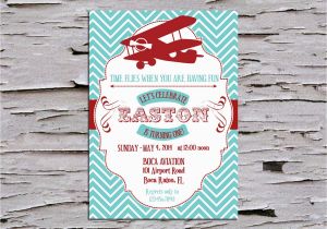 Airplane 1st Birthday Invitations Vintage Airplane Birthday Invitations Best Party Ideas