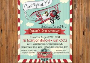 Airplane Birthday Invites Airplane Birthday Invitation Come Fly with Me 2nd 3rd