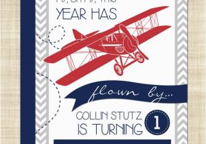 Airplane Birthday Invites Airplane Birthday Invitation Time Has Flown by by
