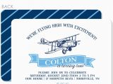 Airplane Birthday Invites Vintage Airplane Birthday Invitation Pipsy
