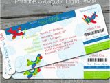 Airplane Boarding Pass Birthday Invitations Airplane Invitation Airplane Party Invite Boarding