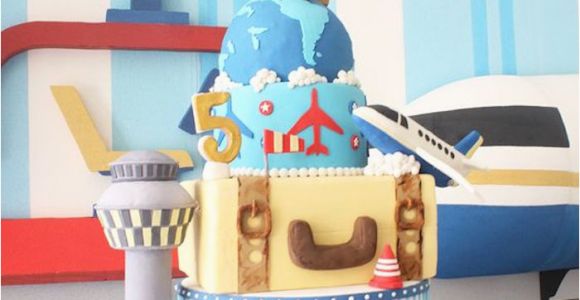 Airplane Decorations for Birthday Party Kara 39 S Party Ideas Airplane 5th Birthday Party Kara 39 S