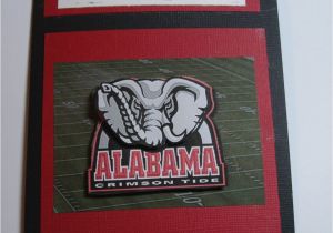 Alabama Birthday Cards Alabama Crimson Tide Birthday Card In 3d