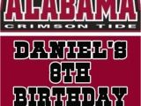 Alabama Birthday Cards Items Similar to Custom Alabama Football Birthday Party