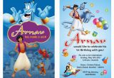 Aladdin Birthday Card Birthday Party Invitation Card Invite Personalised Return