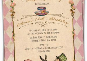 Alice In Onederland Birthday Invitations Alice In Wonderland Invitation Onederland Mad by Cupiddesigns