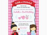 Alice In Onederland Birthday Invitations Alice In Wonderland Invitations Announcements Zazzle Co Uk