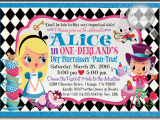 Alice In Onederland Birthday Invitations Reviews Custom Invitations and Announcements for All