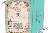 Alice In Wonderland 1st Birthday Invitations Alice In Wonderland First Birthday Invitation Onederland