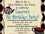 Alice In Wonderland Birthday Invites Alice In Wonderland Birthday Invitations Free Invitation