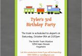 All Aboard Birthday Invitation All Aboard Train Birthday Party Invitation