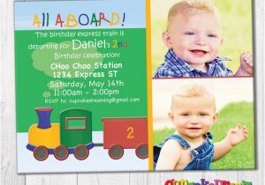 All Aboard Birthday Invitation Train Birthday Invitation All Aboard by Cupcake Dream