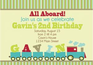 All Aboard Birthday Invitation Train Birthday Printable Invitation All Aboard Train