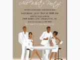 All White Birthday Party Invitations African American All White Party Invitation African American