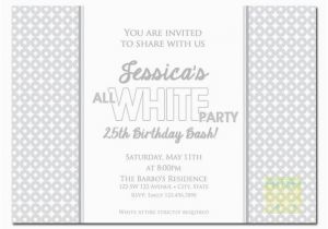 All White Birthday Party Invitations All White Party Invitation White Party Invitation Summer