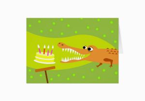 Alligator Birthday Card Alligator Birthday Card Zazzle