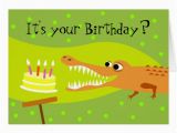 Alligator Birthday Card Alligator Birthday Greeting Card Zazzle