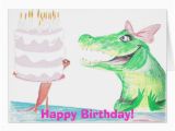 Alligator Birthday Card Happy Birthday Alligator Card Zazzle