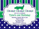 Alligator Birthday Invitations Printable Birthday Invitations Boys Alligator Party