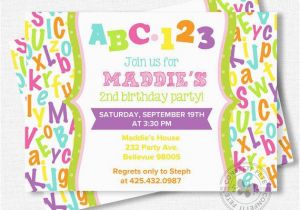 Alphabet Birthday Invitations 17 Best Ideas About Alphabet Birthday Parties On Pinterest