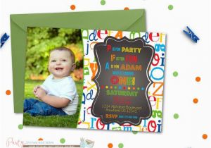 Alphabet Birthday Invitations 25 Best Ideas About Alphabet Birthday Parties On