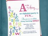 Alphabet Birthday Invitations Baby Shower Invites 10 Handpicked Ideas to Discover In