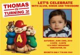 Alvin and the Chipmunks Birthday Invitations Alvin and the Chipmunk Custom Birthday Invitation Flickr