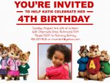 Alvin and the Chipmunks Birthday Invitations Alvin and the Chipmunk Custom Birthday Invitation Flickr