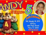 Alvin and the Chipmunks Birthday Invitations Alvin and the Chipmunks Birthday Party Invitations Photo