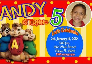 Alvin and the Chipmunks Birthday Invitations Alvin and the Chipmunks Birthday Party Invitations Photo