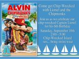 Alvin and the Chipmunks Birthday Invitations Unique Ideas for Alvin and the Chipmunks Birthday