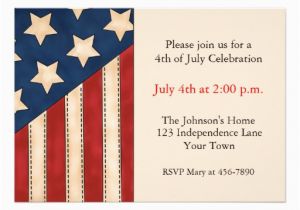 American Flag Birthday Invitations 1 000 Custom Patriotic Invitations Announcement Cards