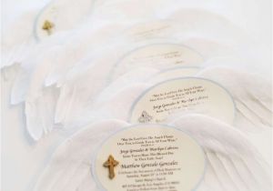 Angel themed Birthday Party Invitations Angel themed Baptism Baptism Quot Angel Baby Baptism