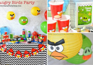 Angry Birds Birthday Decorations Kara 39 S Party Ideas Angry Birds themed Birthday Party