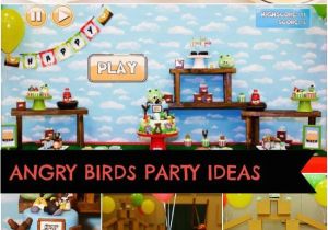 Angry Birds Birthday Party Decorations now Launching An Angry Birds Inspired Boy S Birthday