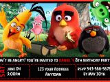 Angry Birds Birthday Party Invitations Angry Birds Movie Birthday Party Invitations Personalized