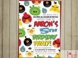 Angry Birds Birthday Party Invitations Items Similar to Angry Birds Birthday Invitation Diy