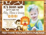 Animal 1st Birthday Invitations 17 Safari Birthday Invitations Design Templates Free
