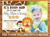 Animal 1st Birthday Invitations 17 Safari Birthday Invitations Design Templates Free