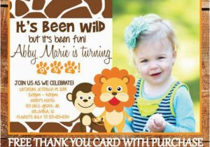 Animal 1st Birthday Invitations 17 Safari Birthday Invitations Design Templates Free