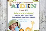 Animal 1st Birthday Invitations 17 Safari Birthday Invitations Design Templates Free