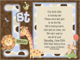 Animal 1st Birthday Invitations 1st Birthday Animals Blue Party Invitations by Paper so