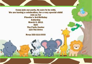 Animal Birthday Invites Animal Party Invitations Cimvitation