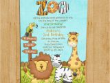 Animal Birthday Invites Zoo Birthday Invitation Jungle Animals Custom and