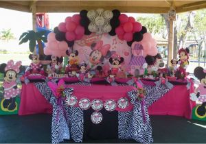 Animal Print Birthday Decorations Minnie Mouse and Zebra Print Birthday Party Ideas Photo