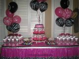 Animal Print Birthday Decorations Party Tales Birthday Party Zebra Print and Hot Pink