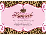 Animal Print Birthday Party Invitations Animal Print Birthday Invitations Best Party Ideas