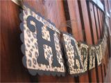 Animal Print Happy Birthday Banner Leopard Print Happy Birthday Banner Black and Leopard Print